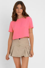 Blusa de manga corta