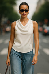 Blusa Jade sin mangas