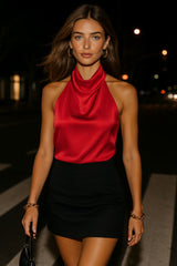 Blusa Nadine halter escote espalda