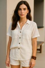 Camisa Indy de manga corta