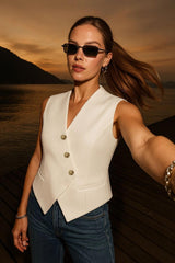 Chaleco asimétrico Lune