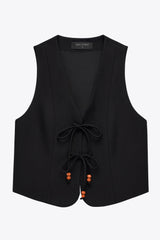 Chaleco corte regular jaretas