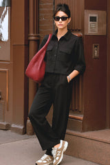 Pantalón ancho fluido