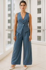 Pantalón ancho maxi pinza