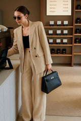 Pantalón vestir wide leg