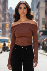 Top Aria manga larga