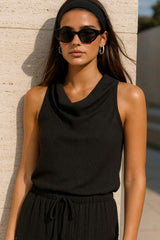 Top halter Rio cuello fluido