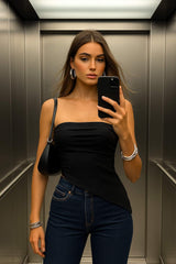 Top tubo Dita asimétrico