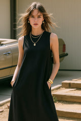 Vestido largo fluido