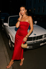 Vestido strapless Vento