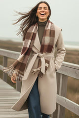 Abrigo largo capucha