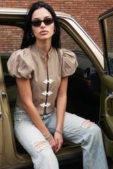 Blusa Bare Form con lazos