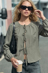 Blusa Bonsoir lazos