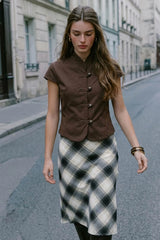 Blusa Cannes cuello mao