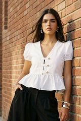 Blusa corta La Femme