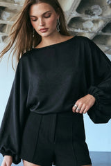 Blusa fluida La Nuit