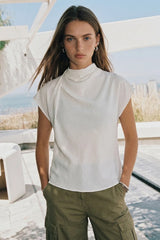 Narella flowy neck blouse