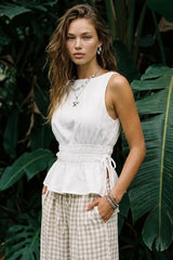 Breezy shirred top