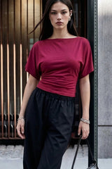 Blusa Nolita manga corta