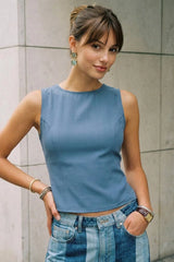 Blusa Sicily cut out espalda