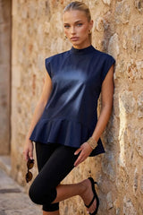 Blusa Vivara con peplum
