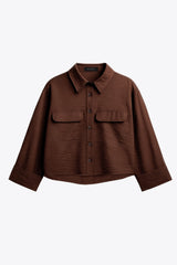 Camisa manga amplia