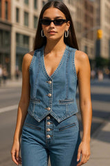 Chaleco Solara de denim