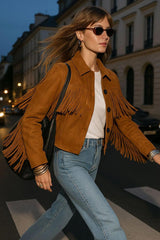 Chamarra Jules con flecos