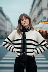 Jersey rayas cuello redondo