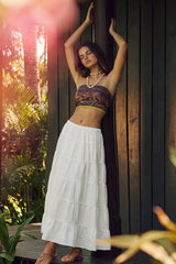 Boho maxi skirt