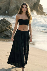 Boho maxi skirt