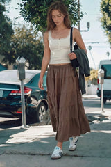 Boho maxi skirt