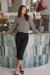 Pantalón capri ajustado