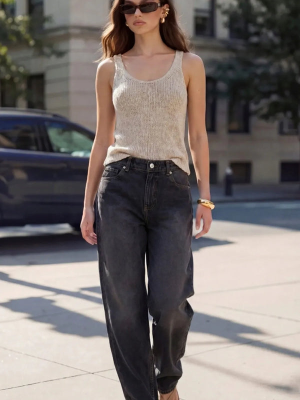 Pantalón de denim fit baggy