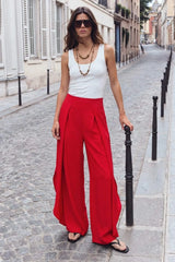 Wide-leg trousers
