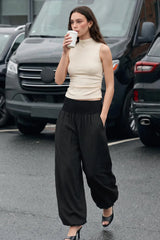 Balloon fit trousers