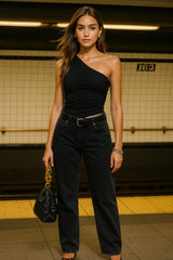 Top Bold de un hombro