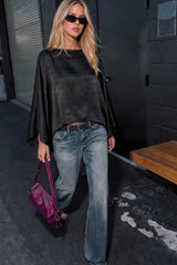 Satin texture top layer