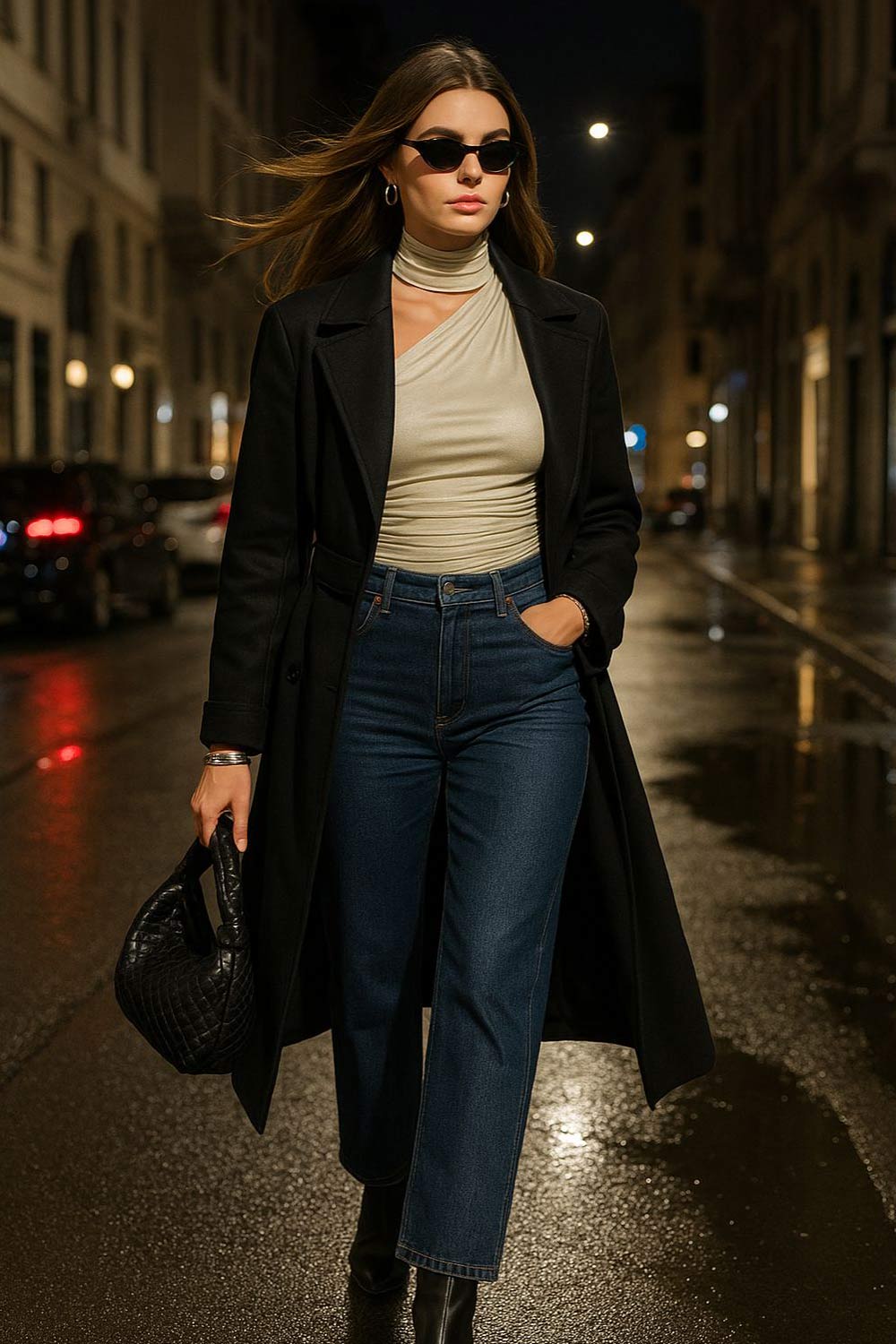 Top metálico asimétrico, de fit ajustado, detalles plisados laterales y en hombro, sin mangas, un hombro, escote diagonal y choker con plisados. Cierre posterior con botón y ojal.