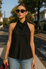 Top halter Alana escote espalda