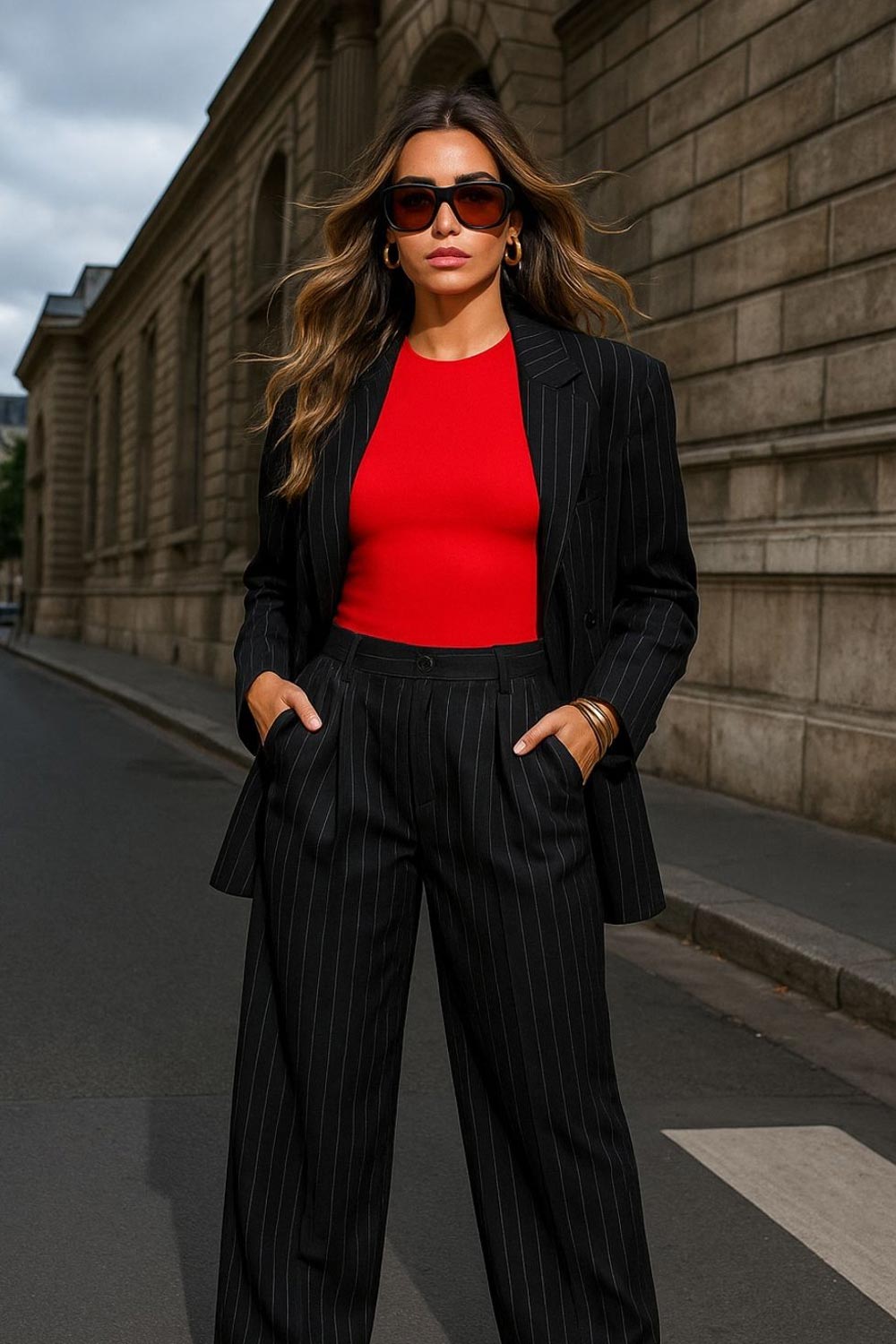 Top básico satinado de fit ajustado, sin mangas y cuello redondo.