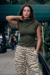 Mock neck Venice top