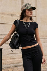 Toggle long-sleeved top