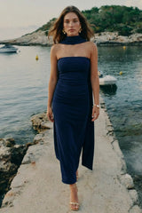 Vestido maxi Cherry Glow