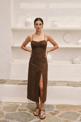 Vestido midi Soléna