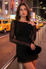 Vestido Nocturne de mesh