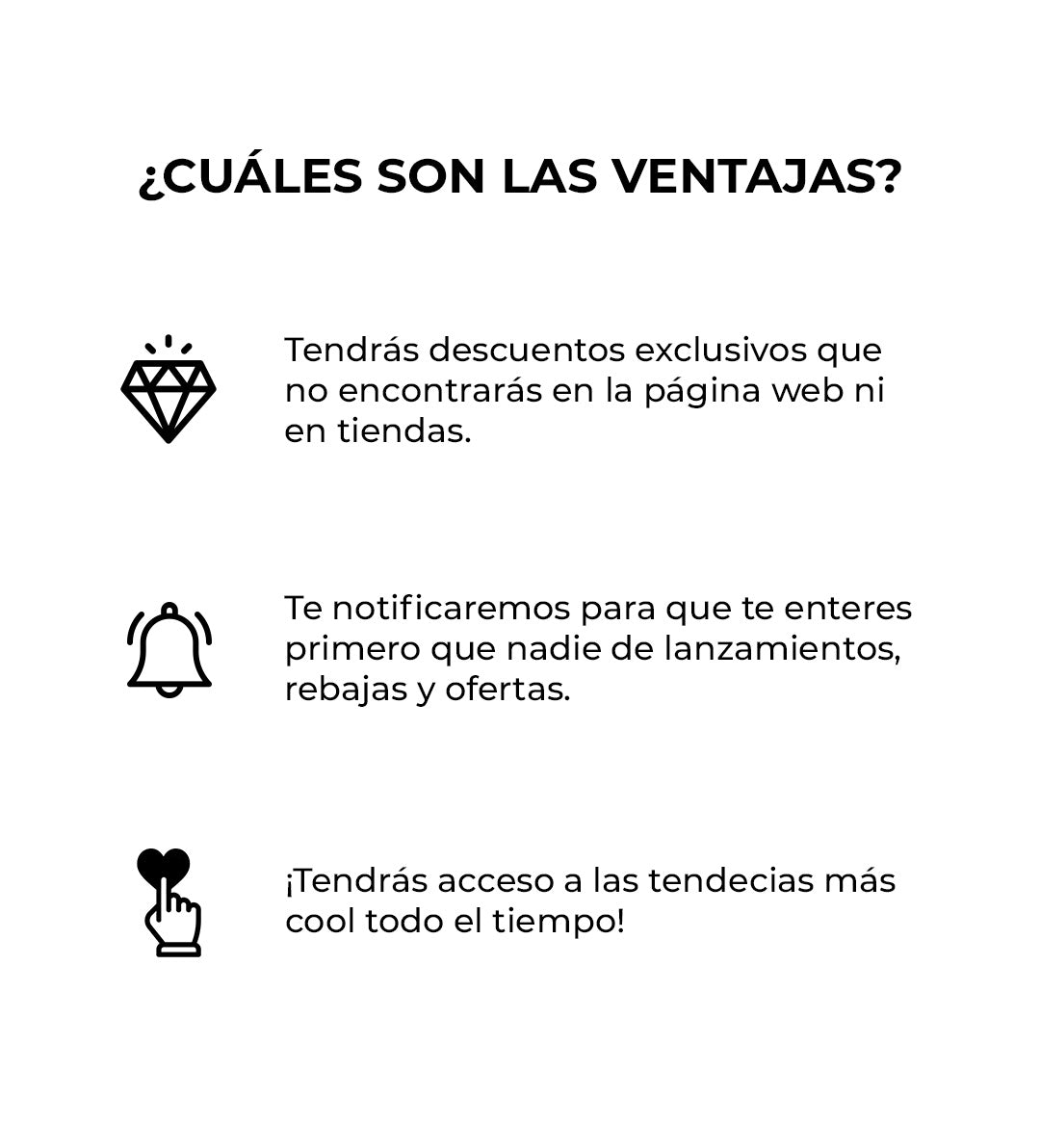 Ventajas de comprar en la app de Highstreet